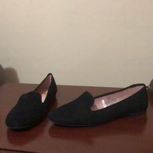 Black flats.